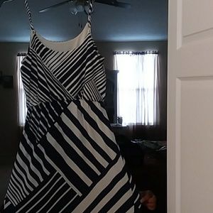 Maxine Blue and white Sun dress.